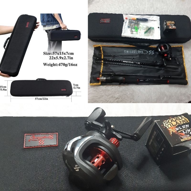 Pancingan Sougayilang 1 set baitcasting