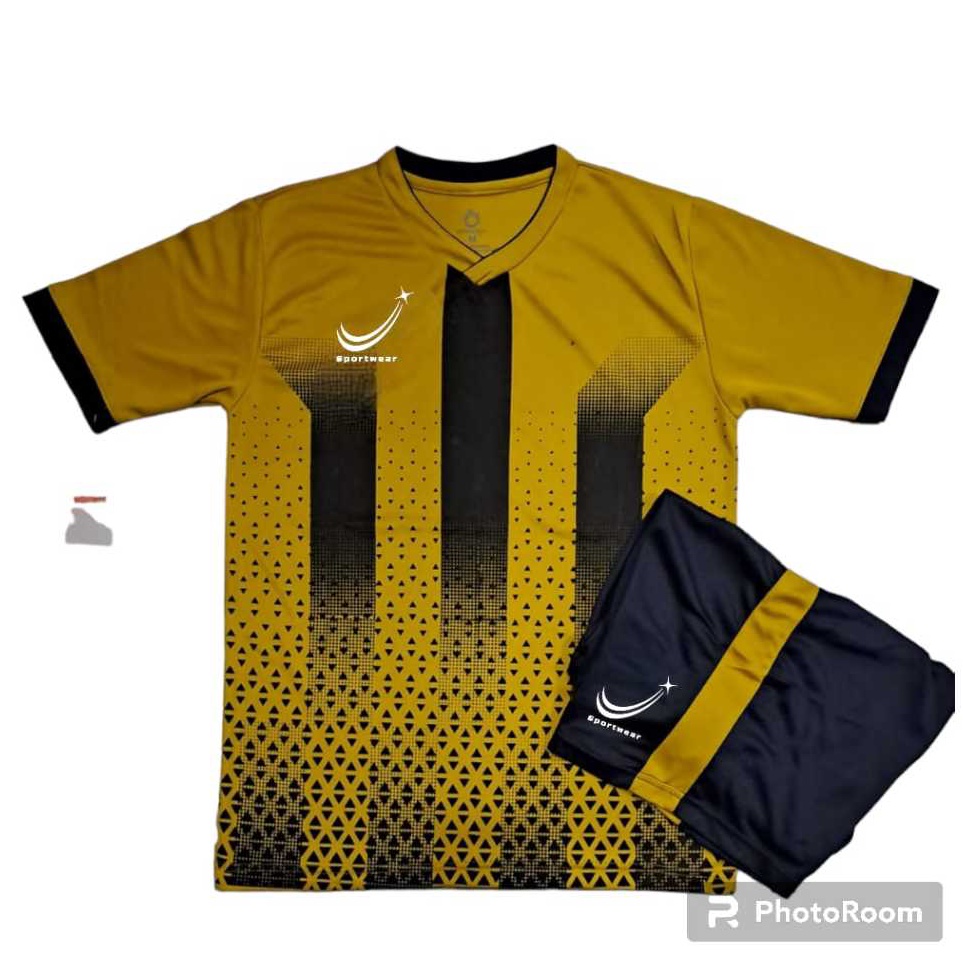 Promo SETELAN BAJU JERSEY SEPAK BOLA FUTSAL PUTSAL UMBRO CLASSIC GOLD HITAM PSM MAKASAR 2021 2022 ST