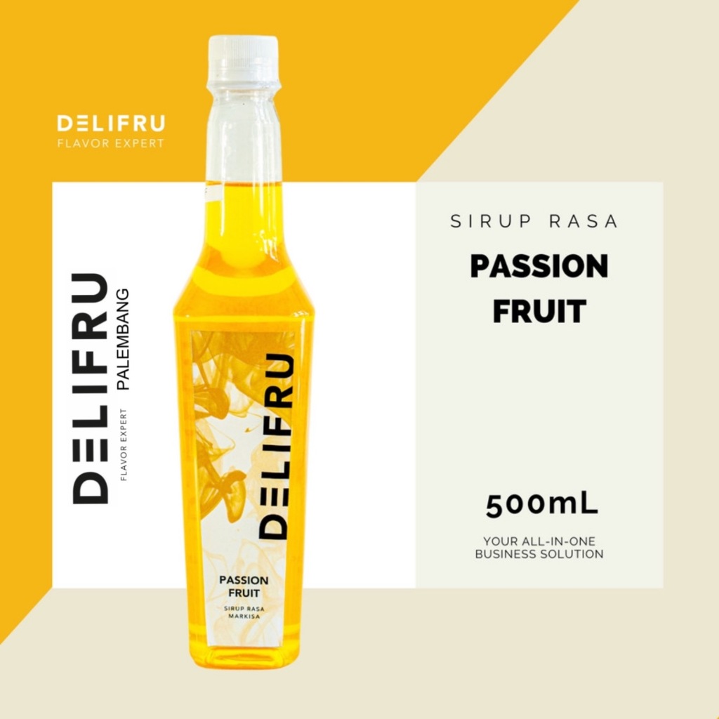 

Delifru Syrup Passion Fruit - Sirup Markisa 500 ml