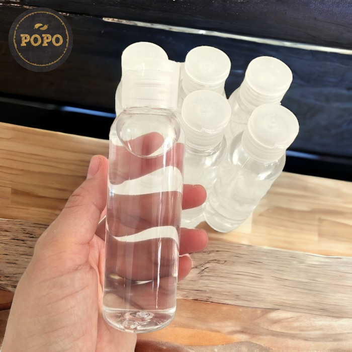 Botol Plastik Fliptop 100ml Flip Top Bening Botol Sanitizer Alkohol