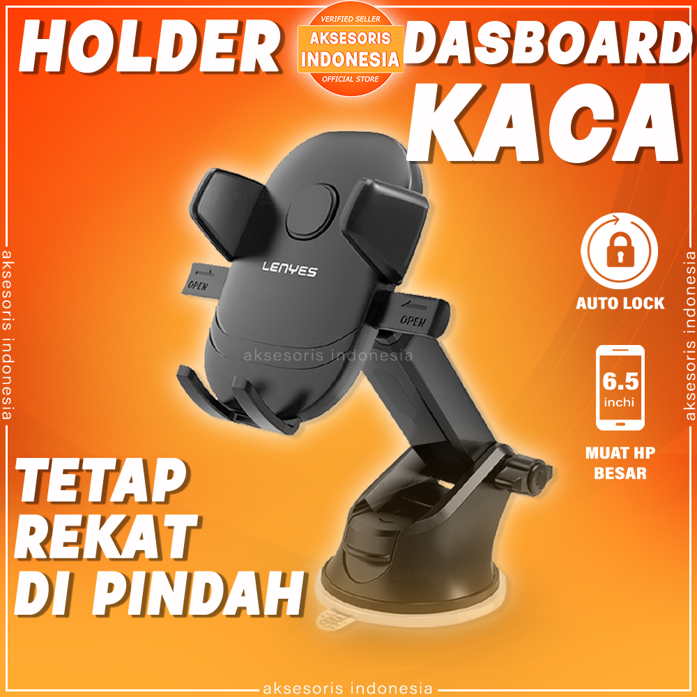 Original Holder Hp Mobil Dudukan Hp di Dashboard Kaca Mobil