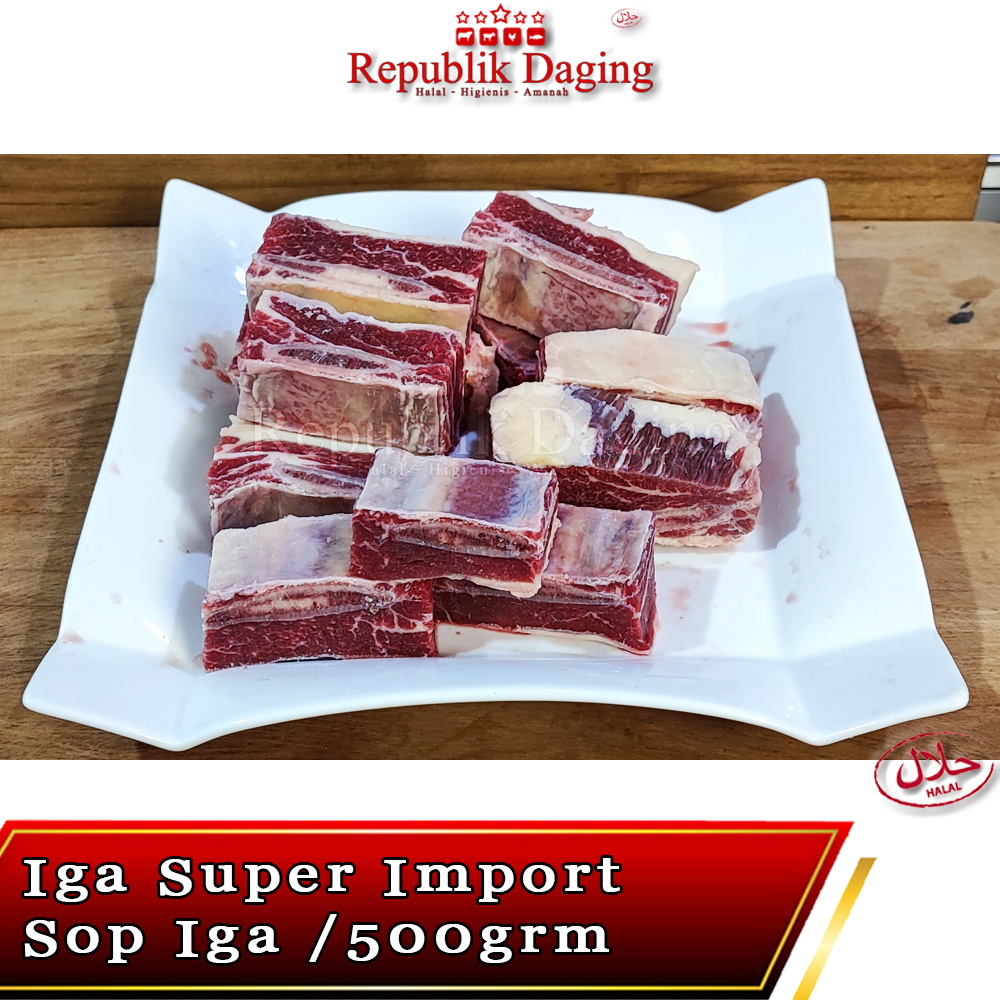 

Iga Sapi Potongan Super Siap Olah 100%Halal