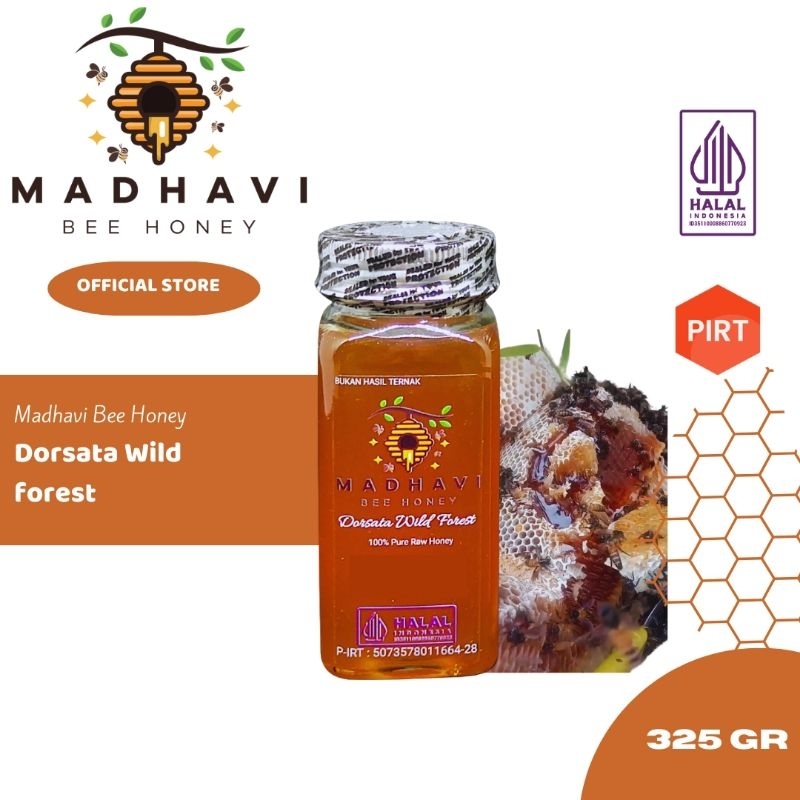

Madu Hutan Madhavi Bee Honey Dorsata Wild Forest, Murni Asli