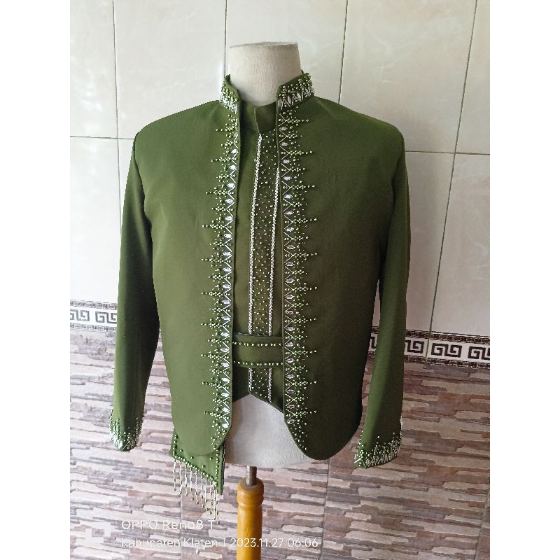 Beskap Jawa Solo, baju pengantin Asraf, jas manten sunda