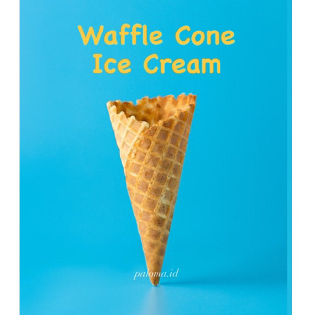 

Waffle Cone Ice Cream / Krupuk Wafer Es Krim