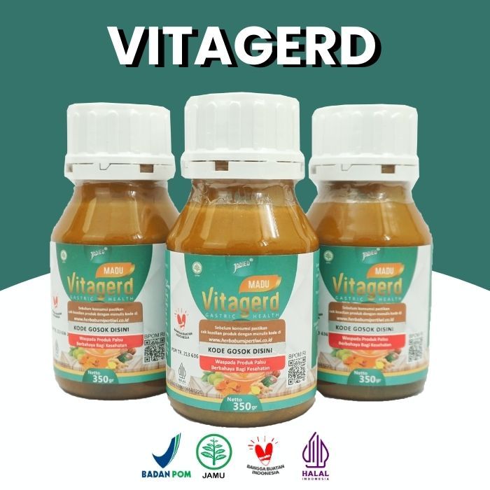 

DISKON! Madu Vitagerd Dapat Membantu Mengatasi Masalah Lambung - 350gr