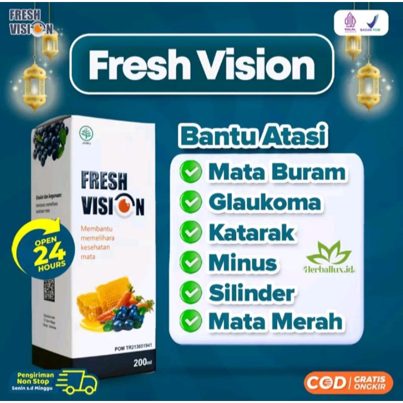 

FRESH VISION - Madu Herbal Atasi Permasalahan Mata