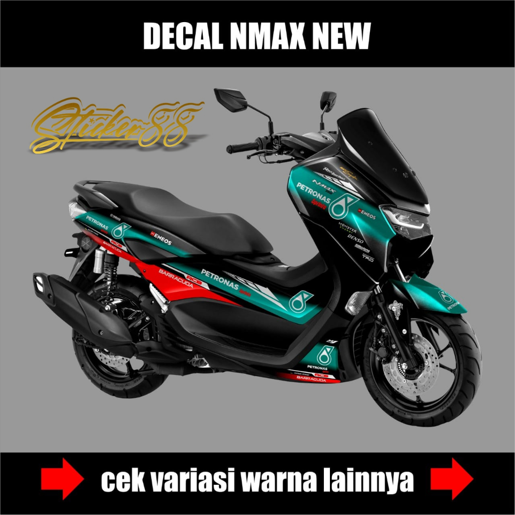 Decal Sticker New Nmax new 2020 motif Petronas livery MotoGP / Sticker Decal Full Body Nmax New
