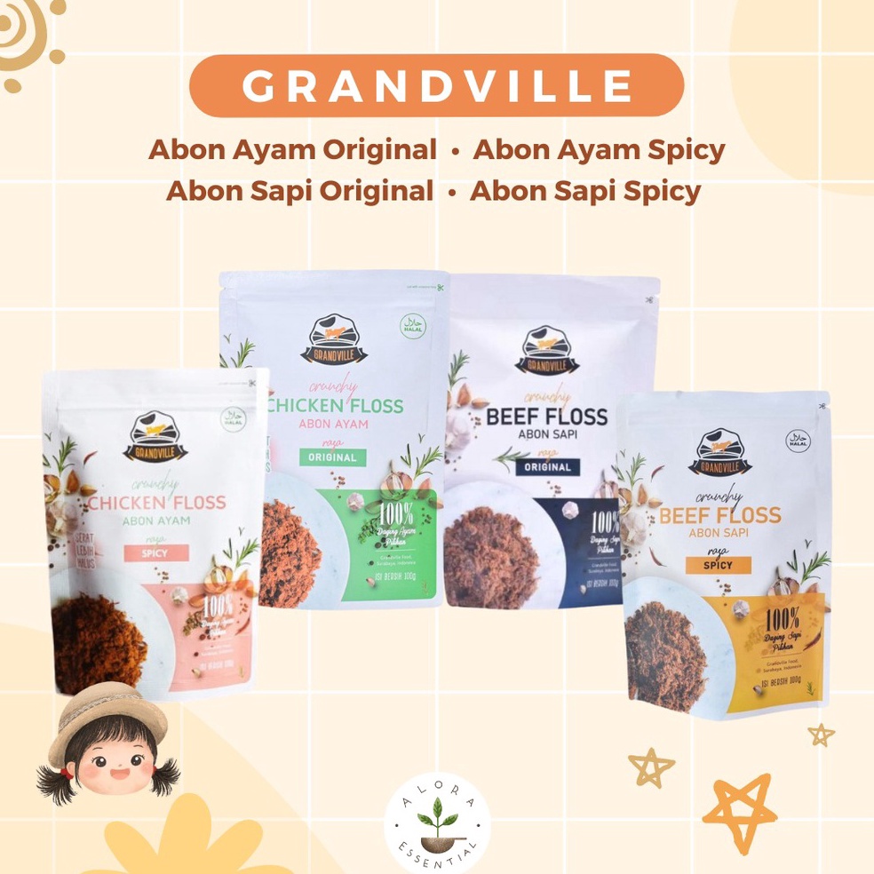 

[BHV91] Grandville Abon Sapi Ayam Crunchy – Abon Anak Non MSG Halal MPASI 6rnfj