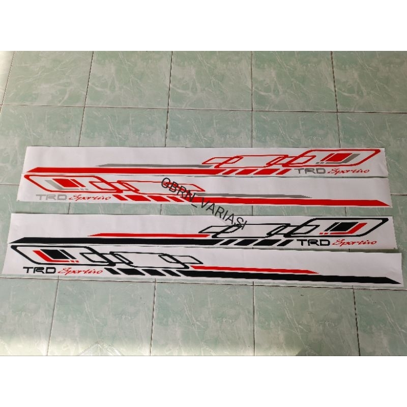 STICKER TRD SPORTIVO AVANZA AGYA ETIOS/STIKER TRD UNIVERSAL