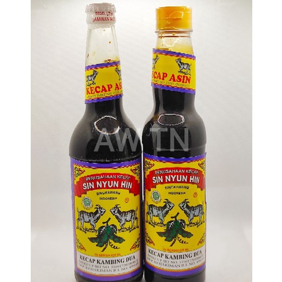 

49 kecap asin kambing dua botol kaca ( regular free pakai dus ) / plastik / kecap asin singkawang / kecap asin enak / kecap asin kalimantan / kecap asin tradisional/soy sauce Murah Banget