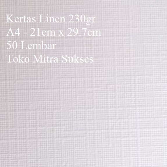 

✨Original✨ Kertas Linen Jepang 230gram A4 isi 50 Lembar gas !!