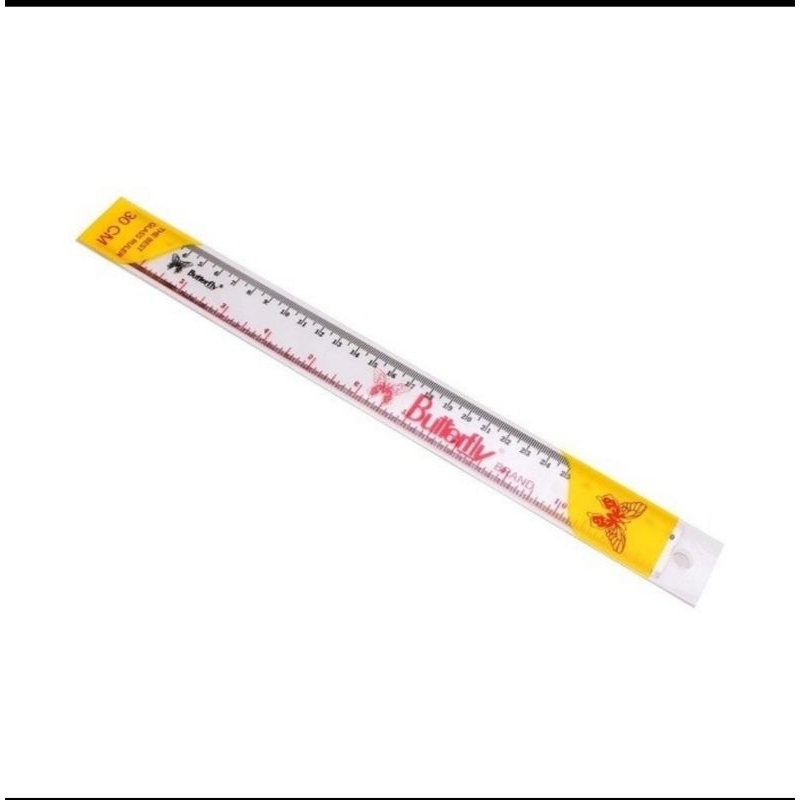 

Penggaris Butterfly Plastik 30 Cm