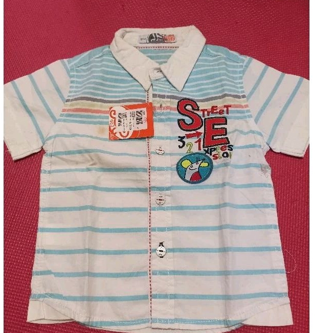 Kemeja anak JSP New sale reject kotor