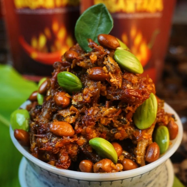 

Sambal Pete Teri Kacang Premium 100-120gr Oleh Oleh Lauk Sambel Balado