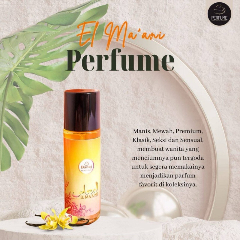 [ BANAJ ] Parfume El ma'ani Banaj Beauty Care