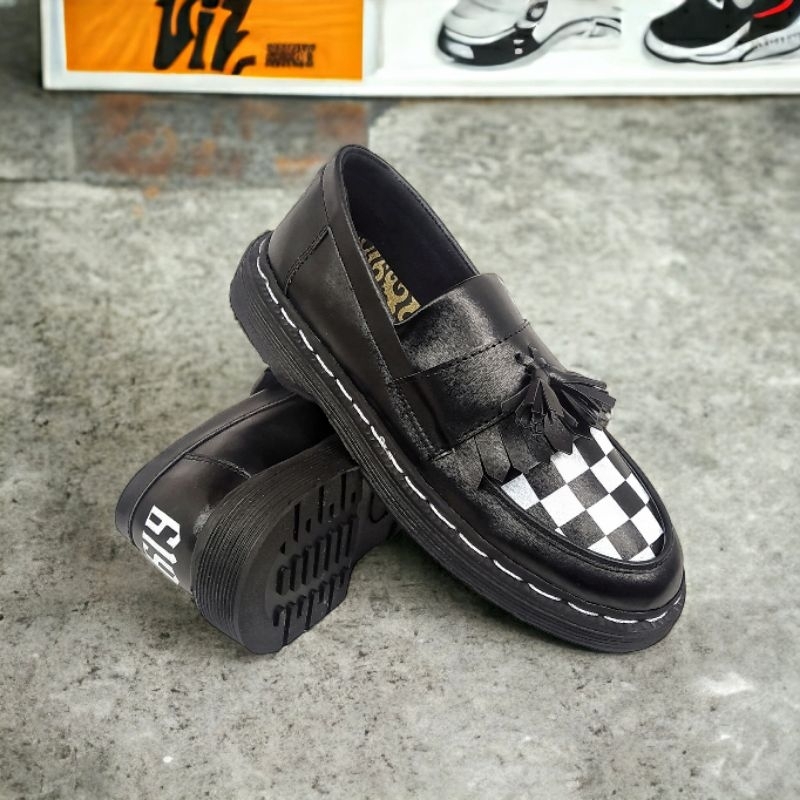 Sepatu pria loafers/Sepatu casual formal hitam pria original 6191