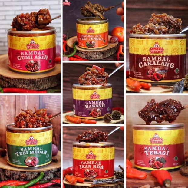 

M0del B4ru Sambal Cumi / Sambel Cumi / Roa Cakalang Bawang Sambal Teri Medan Teri Jengki Terasi / Jawara Selera Must Buy