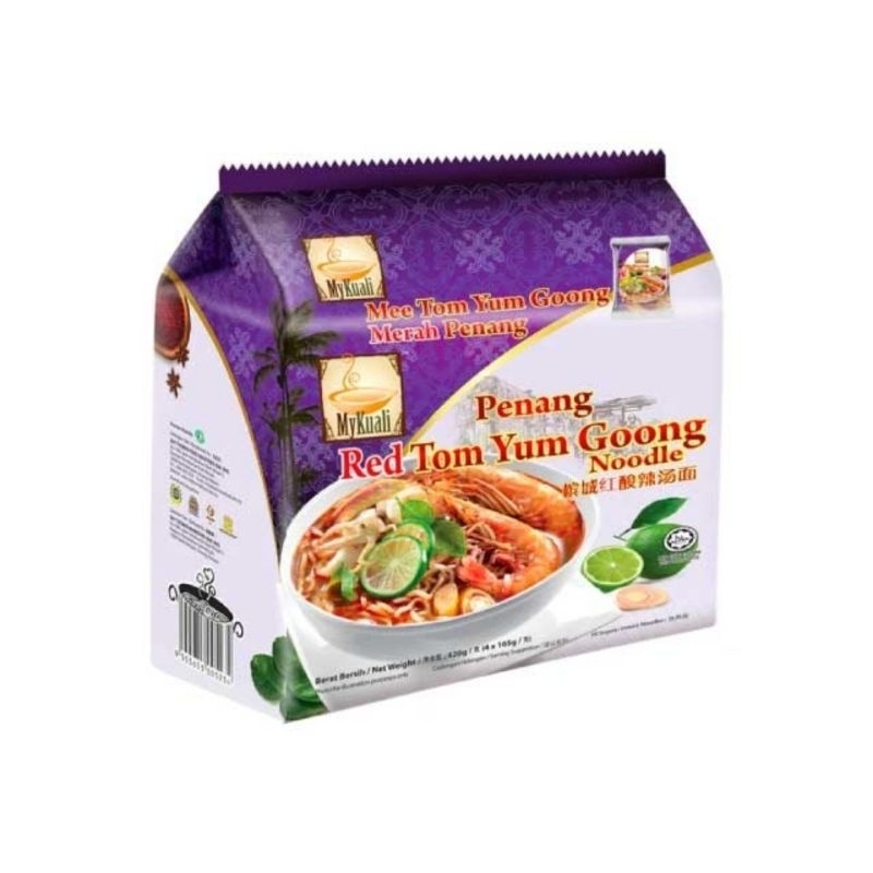 

My Kuali Noodle Red Tom Yum Goong Isi 4 pcs