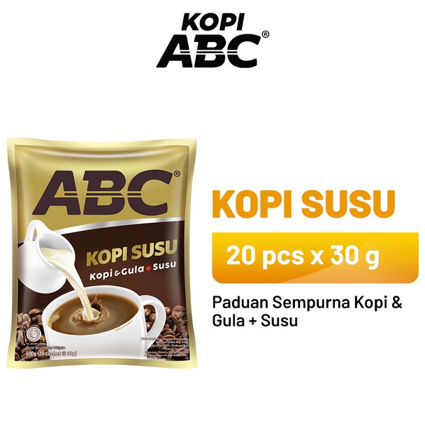 

➯ ABC Susu 1 Bag (20 x 30 gr) 84