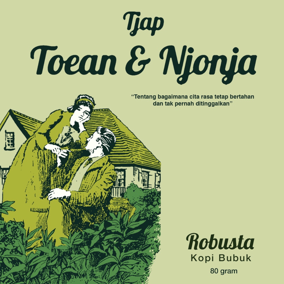 

Terbaru 4.4 Kopi Bubuk Robusta Tjap Toean & Njonja 80 gram