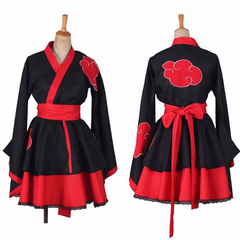 11.11 Promo >> Kimono Akatsuki Naruto kostum cosplay