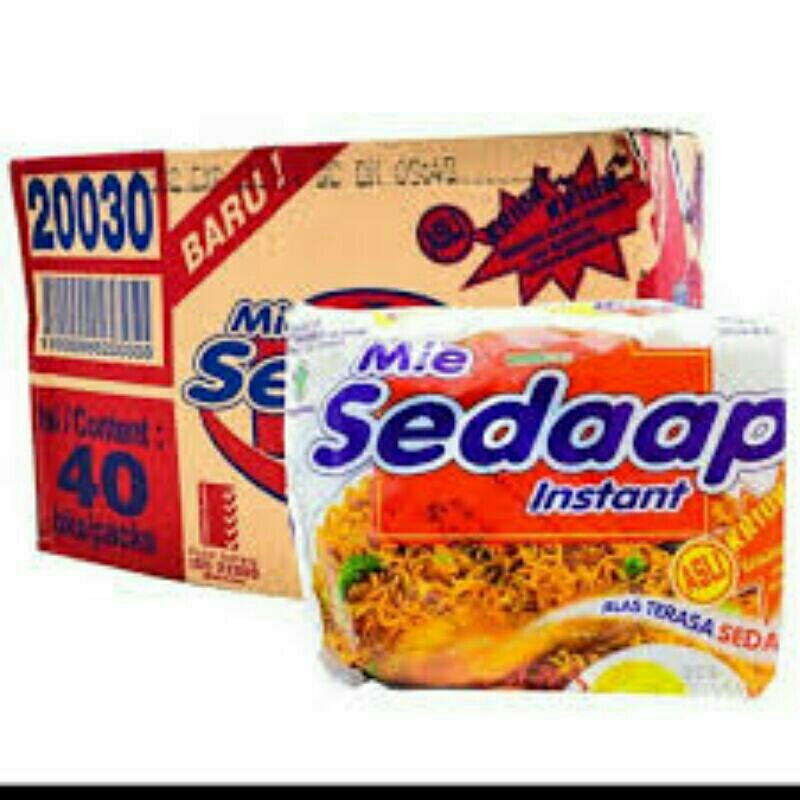 

Sedaap Mie Goreng Mie Instan [90 g/isi 40 pcs] 1 dus