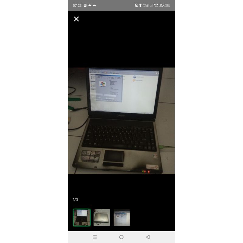 laptop byon m1621