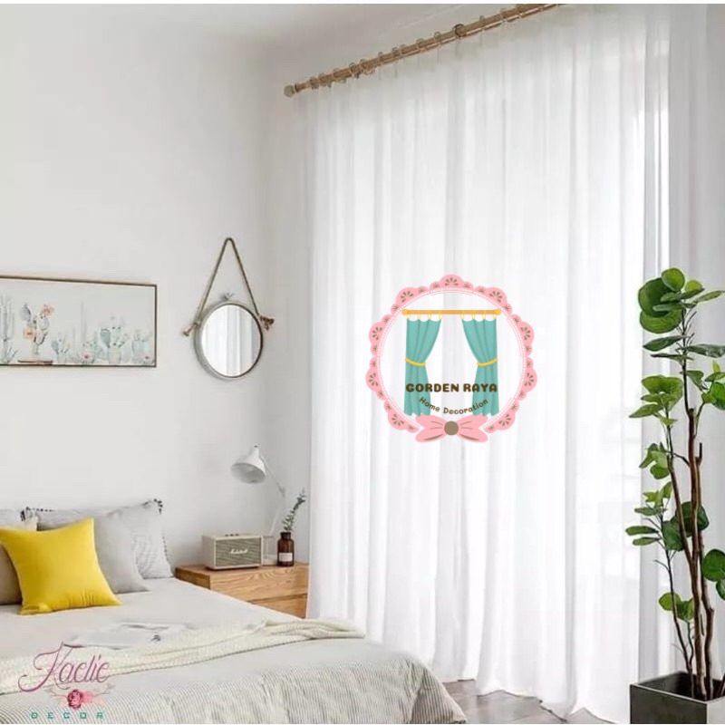 Custom Vitrase Gorden Premium Motif Rintik