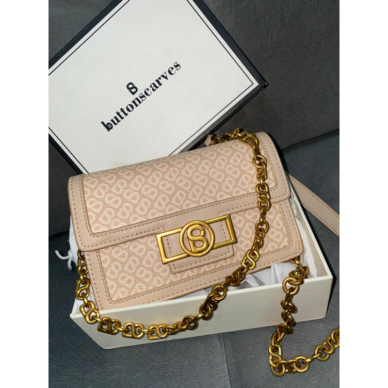 SOLD di IG PL izzy sling bag (beige) BUTTONSCARVES