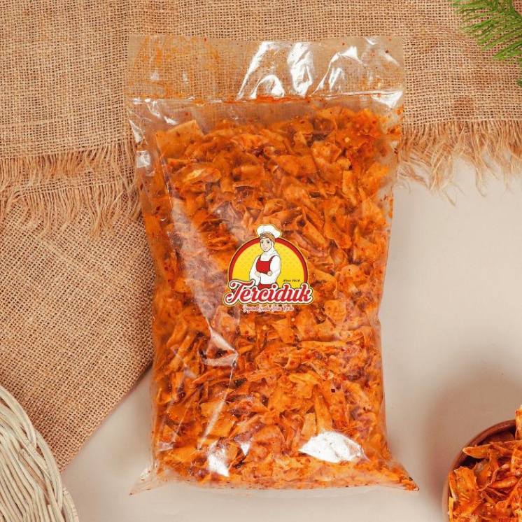 

[☏Q98/] KERIPIK SINGKONG PEDAS KRIWIL KEMASAN 1KG Discount