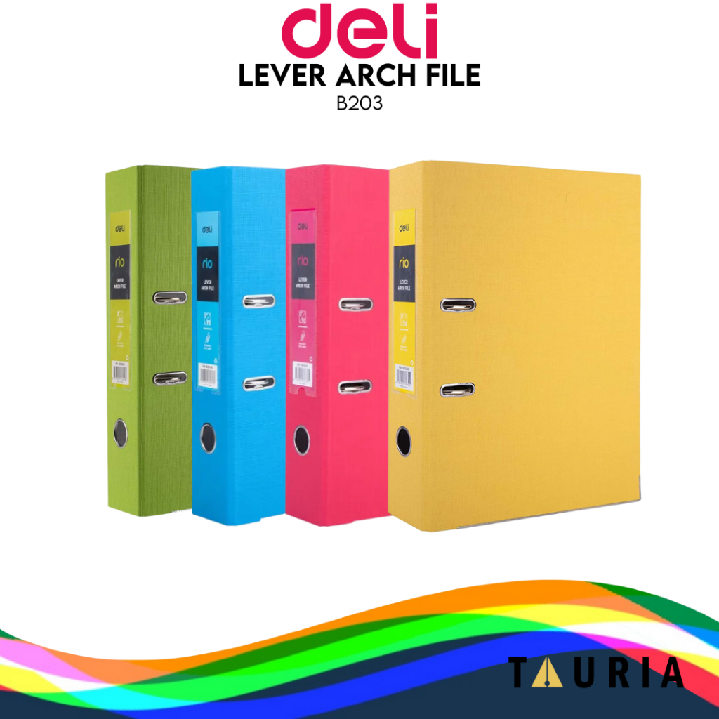 

Penpal Paper Lever Arch File / Ordner Kertas 3" FC Deli B203