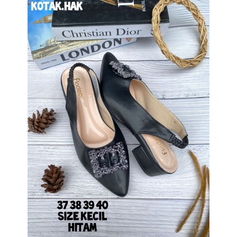 Wedges Fladeo / Flat Shoes Fladeo / Flat Shoes Untuk Ke Kantor / Flat Shoes Sepatu Kantor Wanita/ Se