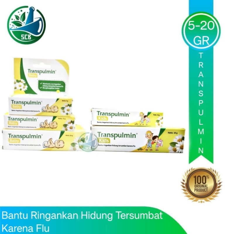 Transpulmin Balsam Baby / Transpulmin Kids - Balsam Flu Bayi Transpulmin