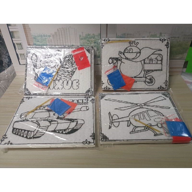 

20PCS MEWARNAI STEREFOAM RB9