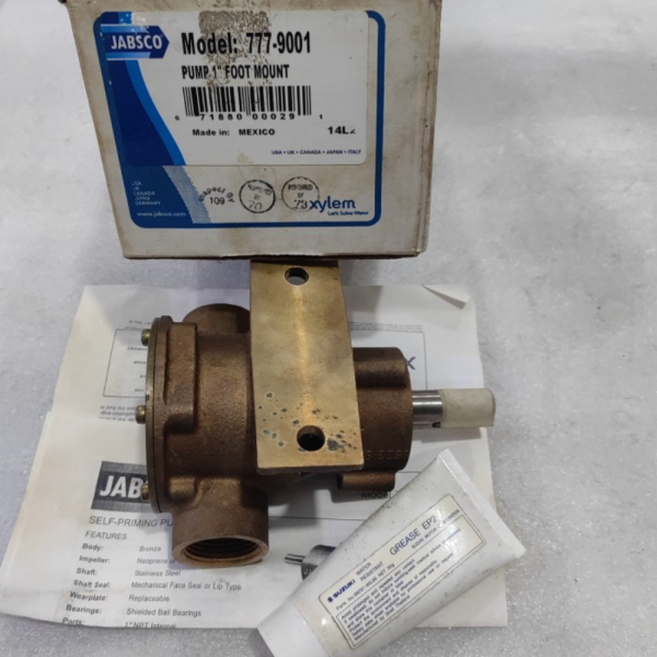 Unik Jabsco 777-9001 Flexible Impeller Pedestal Pump1 NPT 26PSI Diskon