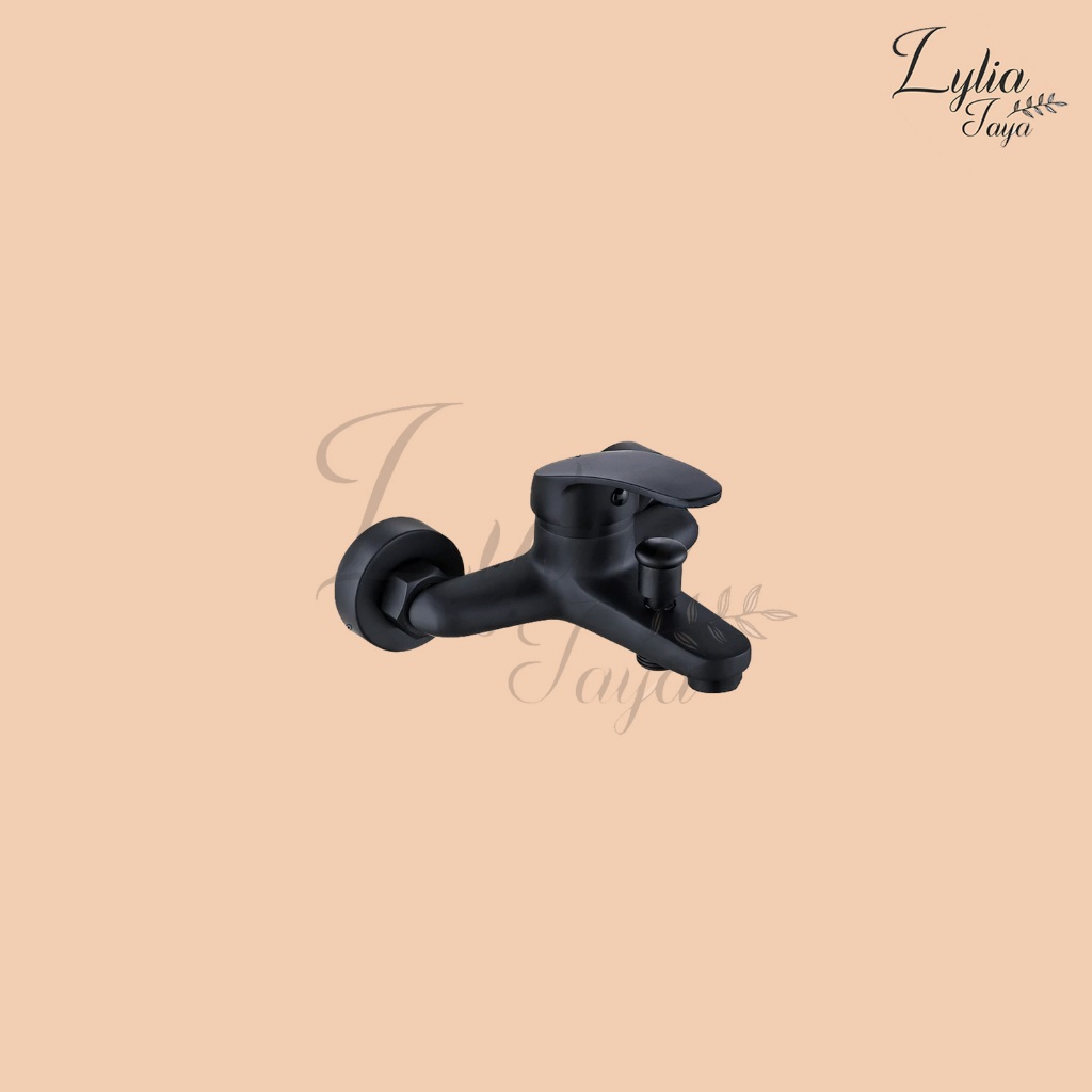 Kran Air Panas Dingin Shower Kran Bathub Kamar Mandi Panas Dingin Warna Hitam JS-24