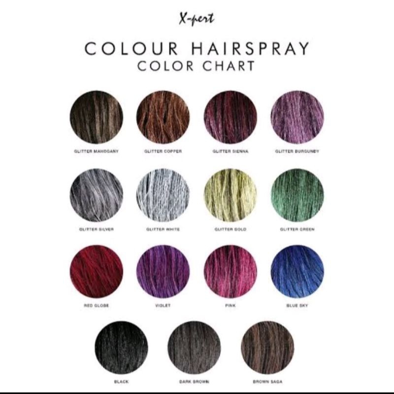 Xpert colour hair spray 75ml Hair spray warna