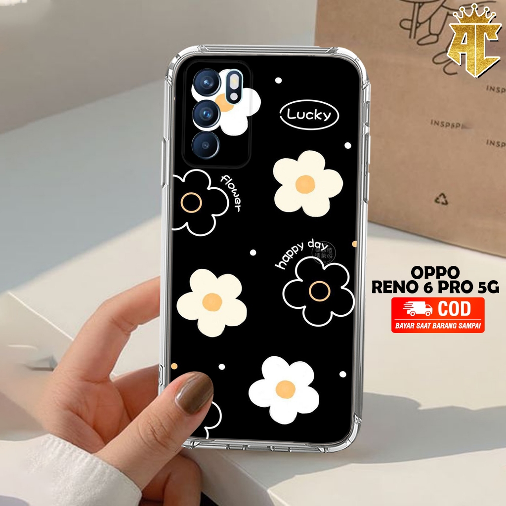 CASE OPPO RENO 6 PRO 5G - Casing OPPO RENO 6 PRO 5G Terbaru 2023 AERO STORE [ MOTIF 12 ] Silikon - C