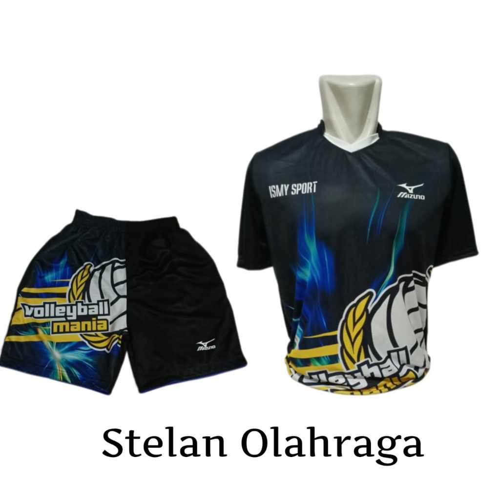 Jersey stelan olahraga volly printing outdoor