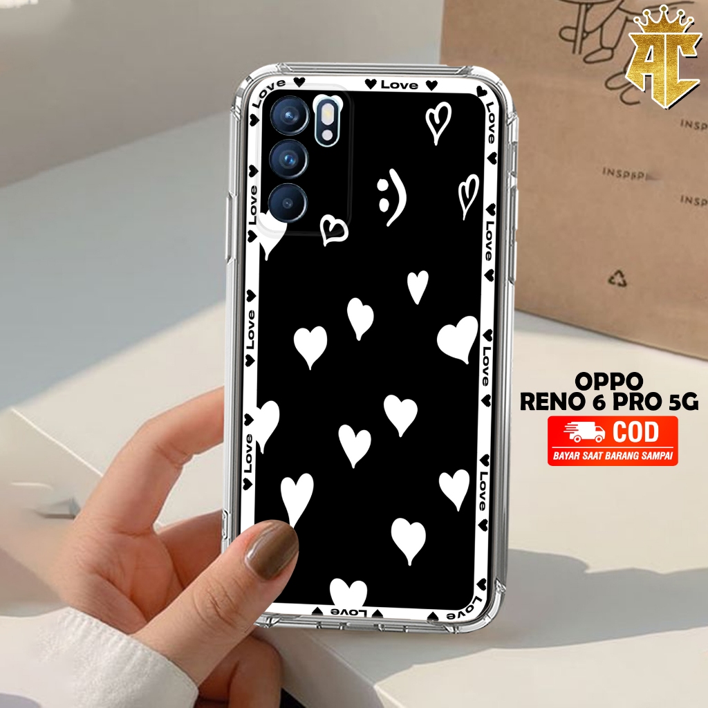 CASE OPPO RENO 6 PRO 5G - Casing OPPO RENO 6 PRO 5G Terbaru 2023 AERO STORE [ MOTIF 23 ] Silikon - C