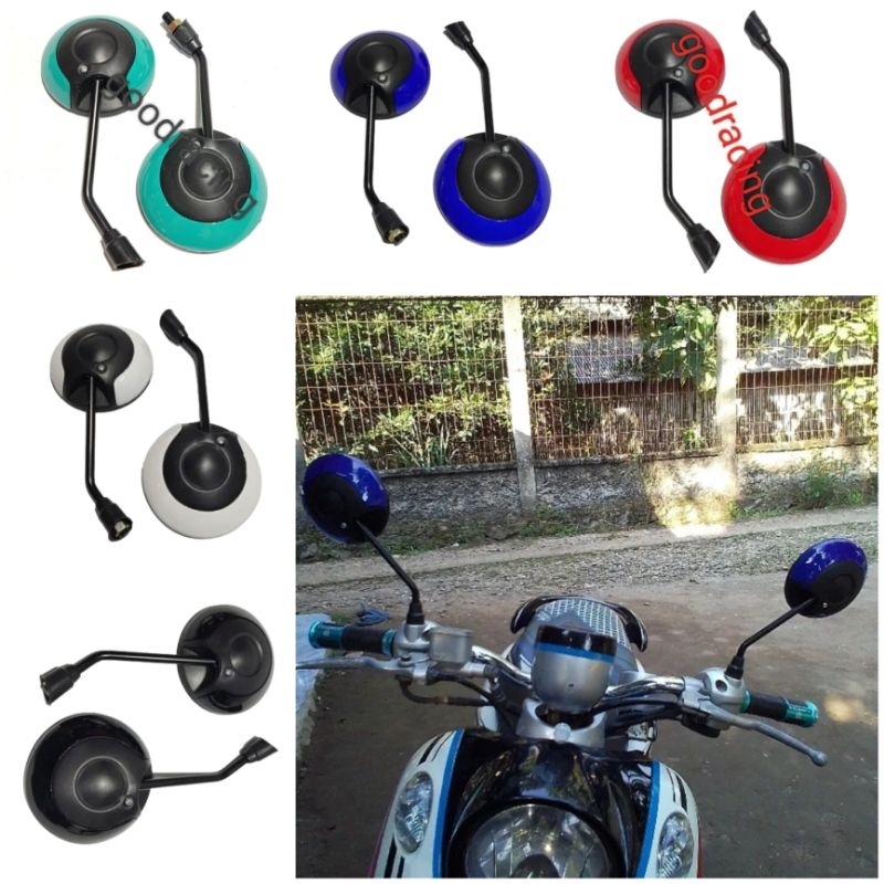 Spion bulat kaca spion fino yamaha fino mio mio j