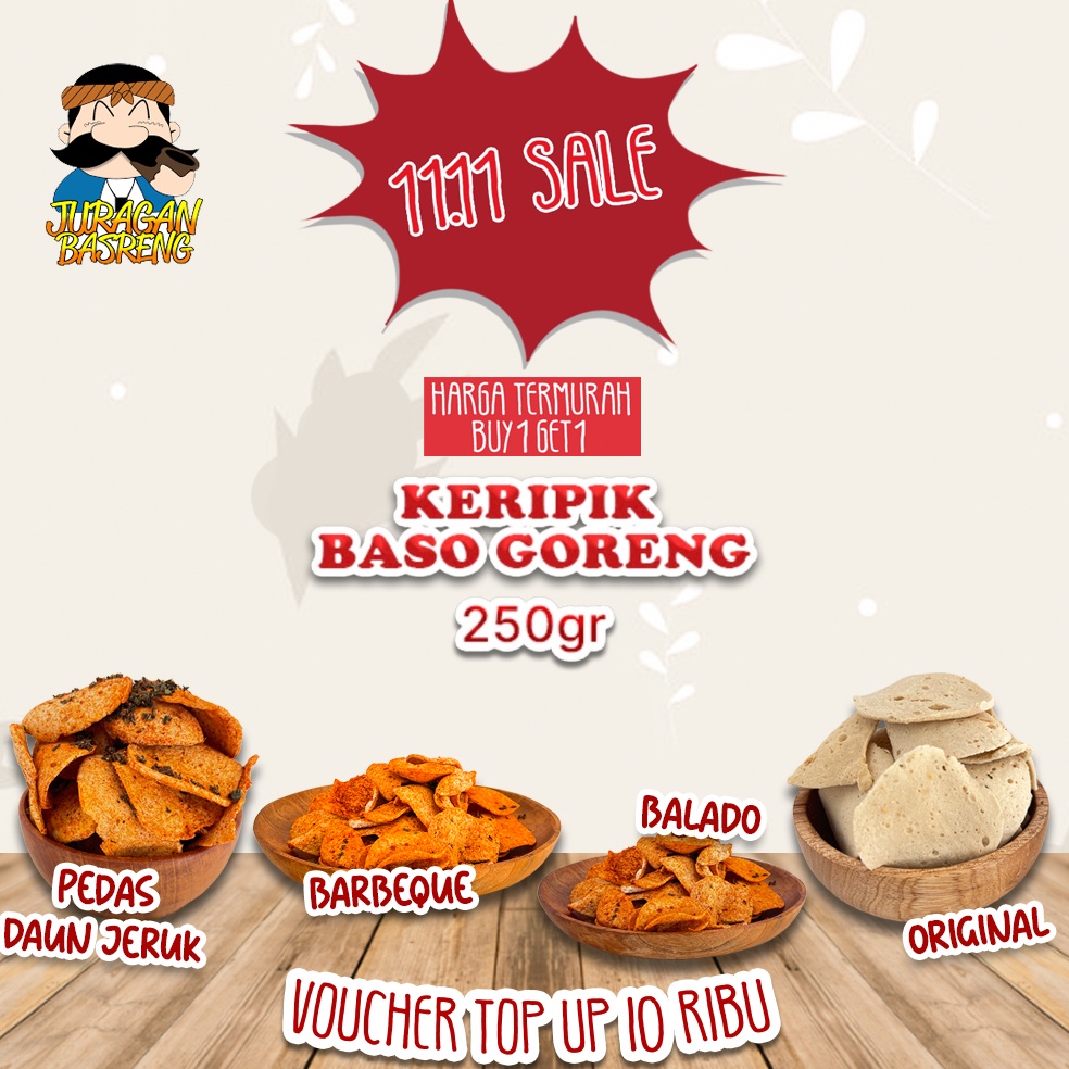 

[YRE] Keripik Basreng 250 gram 99