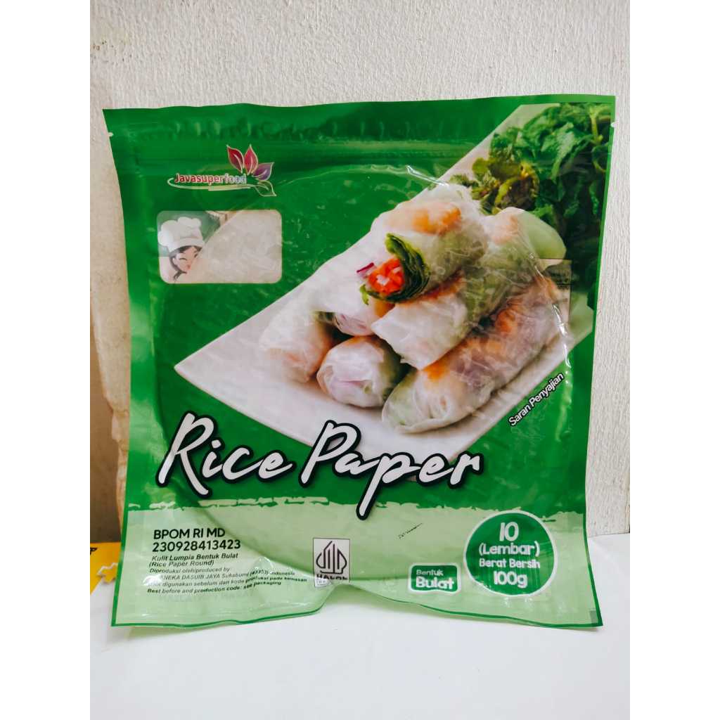 

RICE PAPER BULAT 100 GR ISI 10 LEMBAR