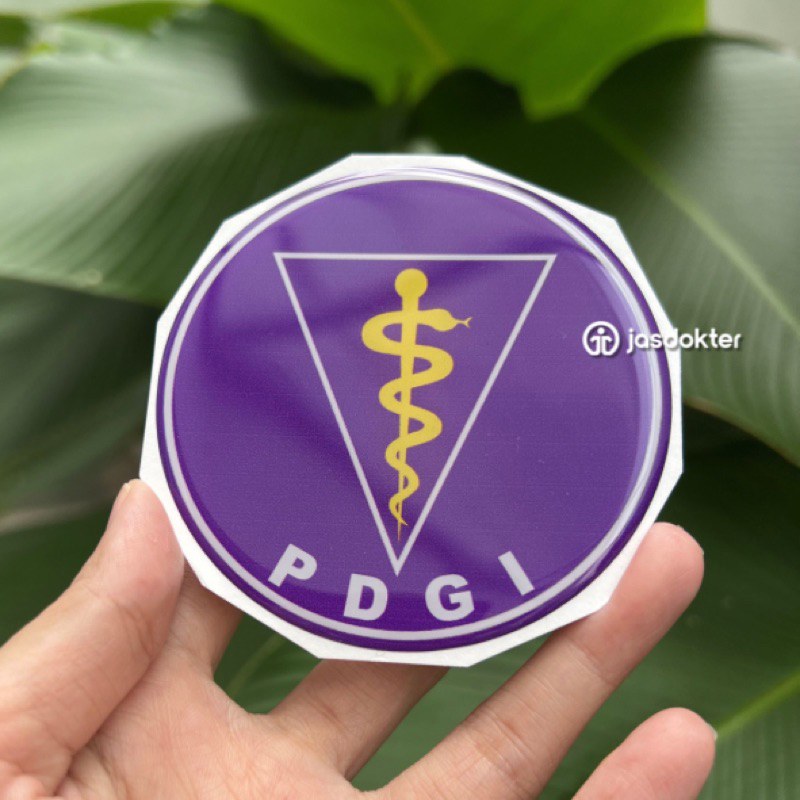 

Sticker PDGI Timbul, Memantulkan Cahaya, Glossy