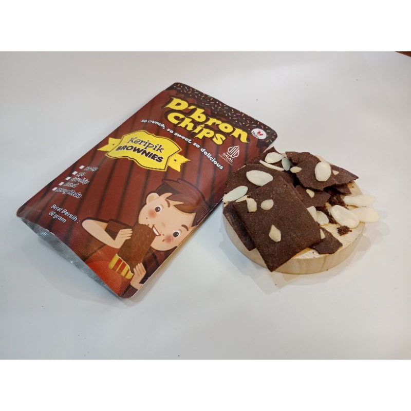 

Keripik brownies d'bronchips 60gr