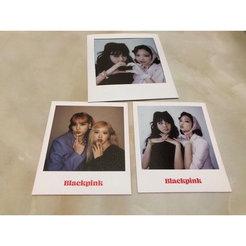 blackpink welcoming collection polaroid