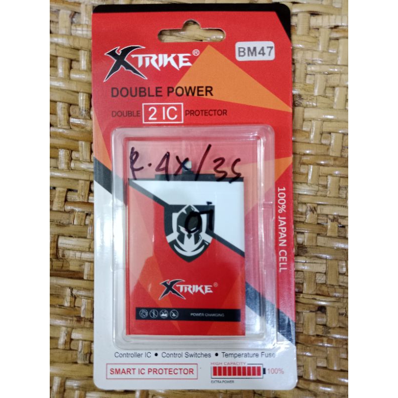 BATERAI XIAOMI REDMI 3/4X BM47 XTRIKE DOUBLE POWER