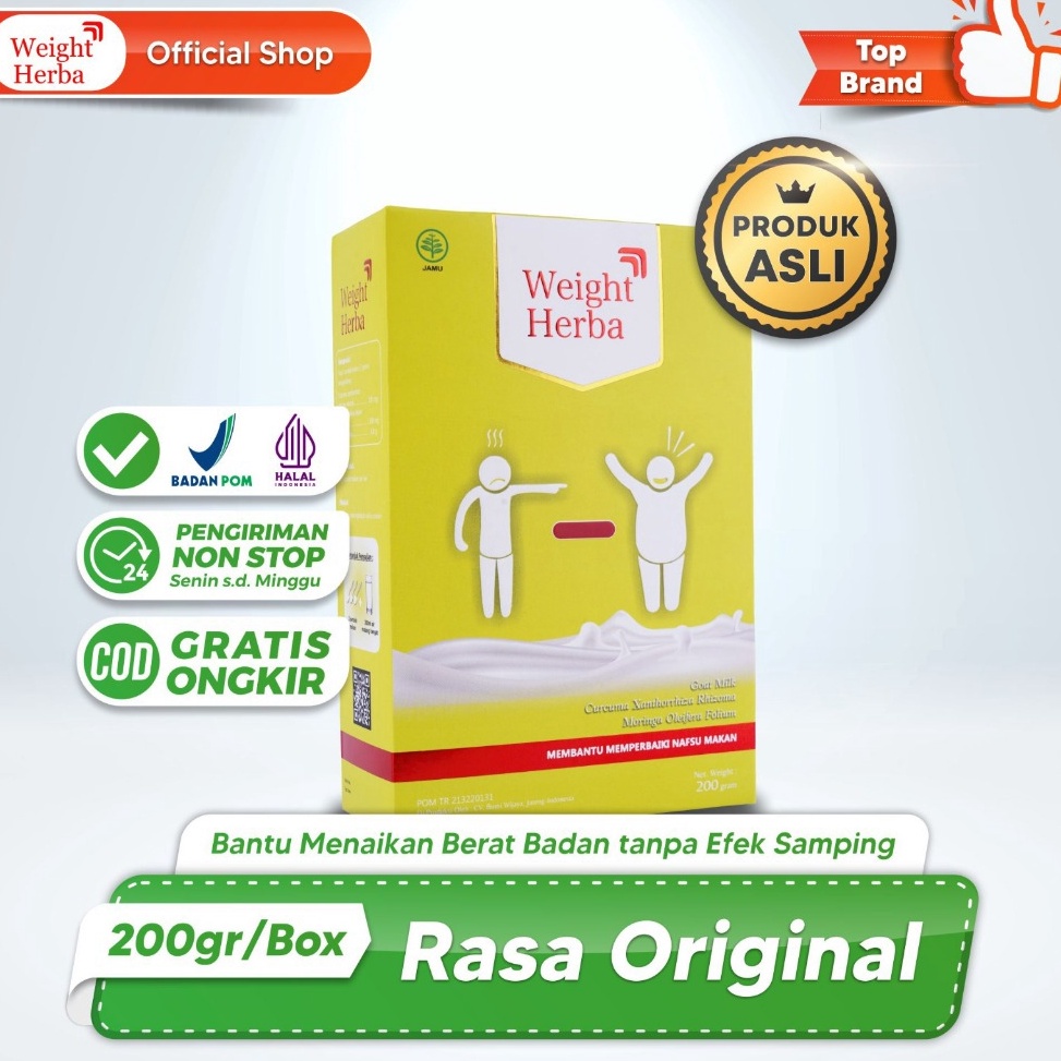 

H4rga T3rmurah Weight Herba - Susu Penggemuk No.1 di Indonesia Super Murah