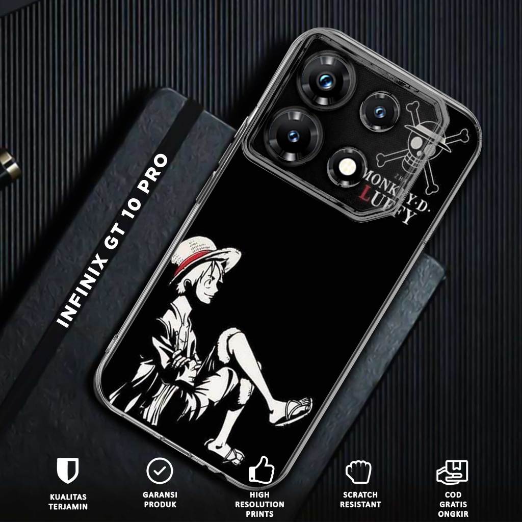Case INFINIX GT 10 PRO - Casing Infinix GT 10 Pro - Motif ANIME OP - Softcase Premium - Case Hp - Casing Hp - Case bening - Clear case - Handphone Cover